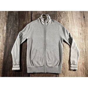 Polo Jeans Co Ralph Lauren Mens Knit Long Sleeve Grey Cardigan Sweater Medium